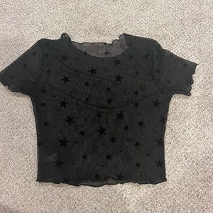 Sheer star top